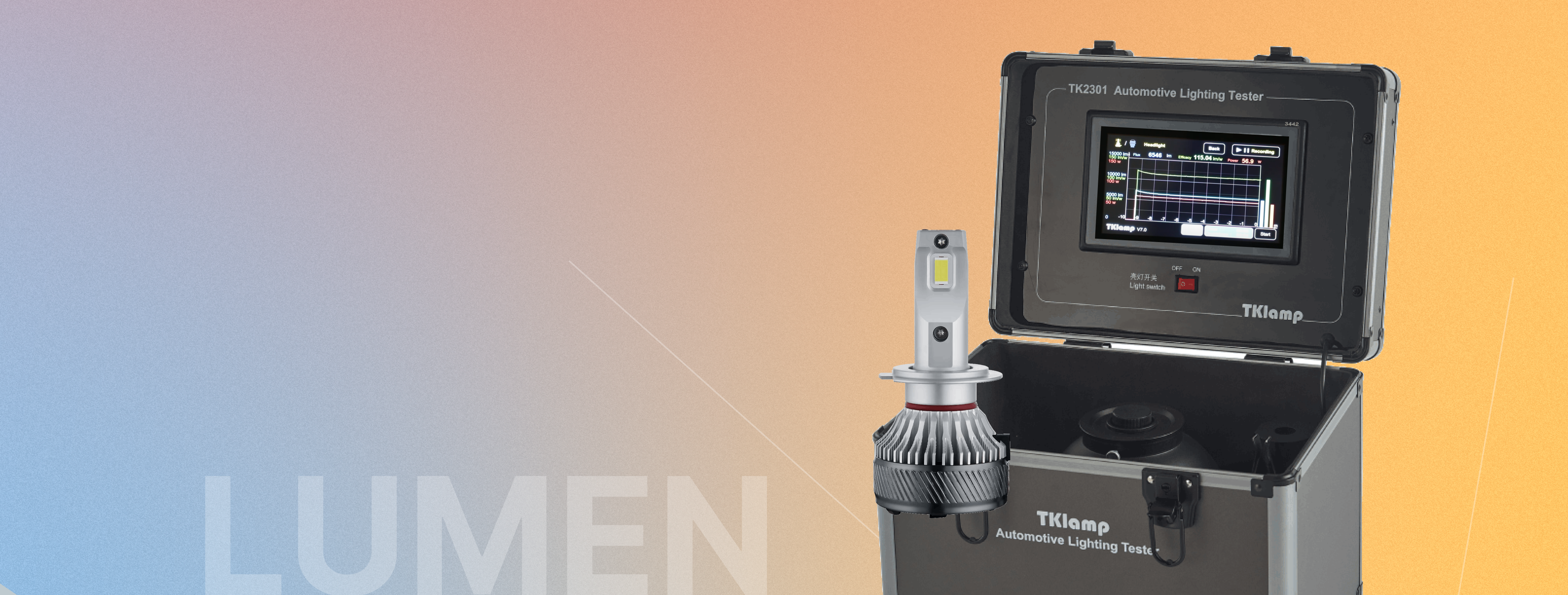 TKlamp - Portable Integrating Sphere Lighting Tester TKlamp - Portable Integrating Sphere Lighting Tester