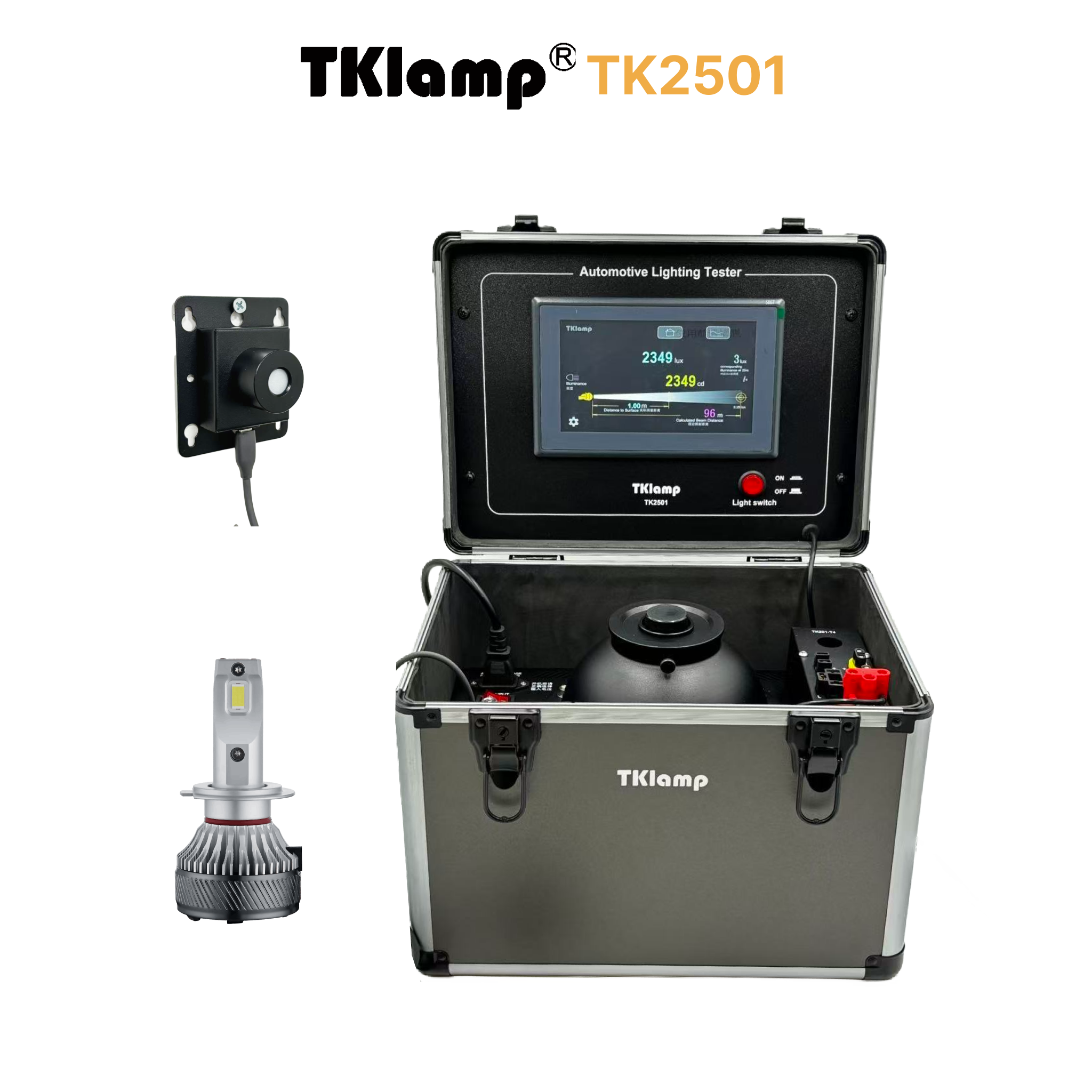 TK2303D Flashlight Tester TK2303D Flashlight Tester