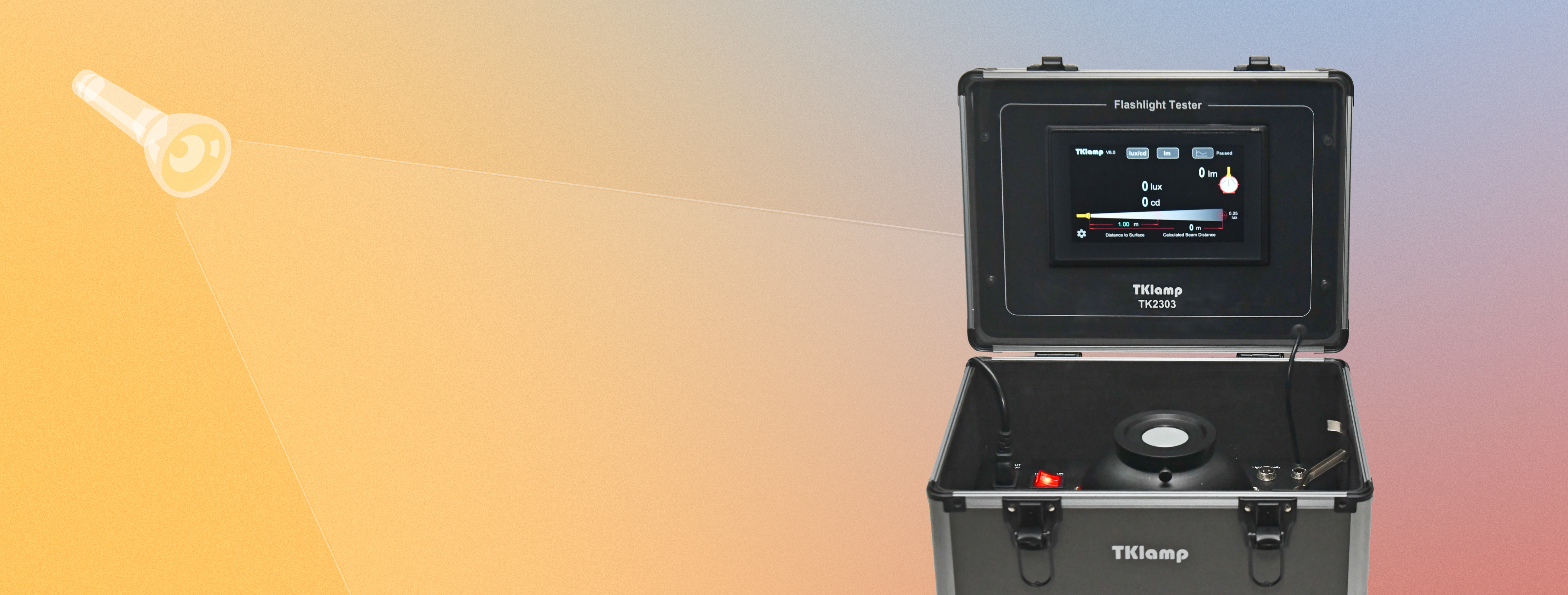 TKlamp - Portable Integrating Sphere Lighting Tester TKlamp - Portable Integrating Sphere Lighting Tester